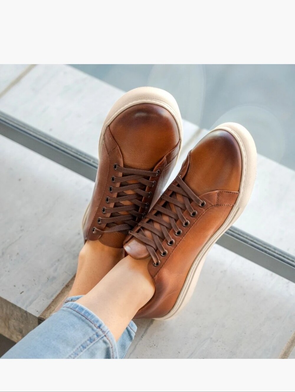 Thursday Boot Company Everyday Sneaker Leather Casual Neutral 7